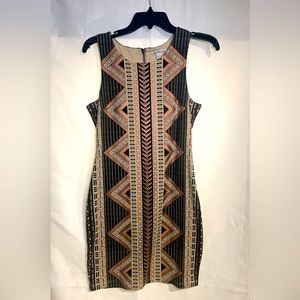 Aztec Print Dress
